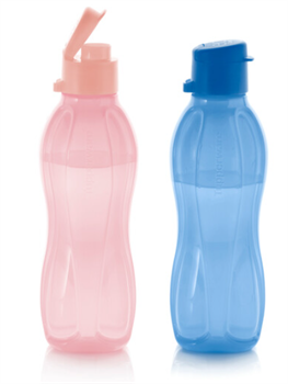 Эко-бутылка (500мл) с клапаном розовая - фото 14801