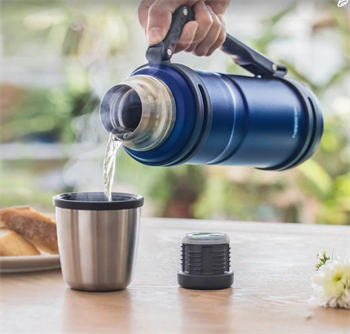 Термос «Jumbo» бирюзовый (1,2л) - фото 16914