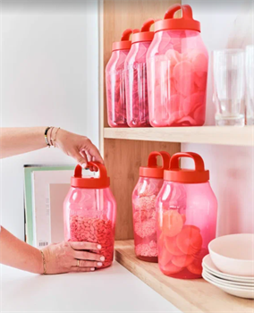 Чудо-Банка Tupperware (3л) красная - фото 17048