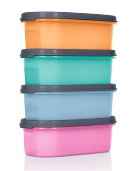 Компактус овальный (500мл) 2шт. оранжевый/зелёный - фото 17288