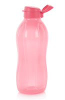 Эко-бутылка (2л) с ручкой коралловая