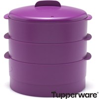 Пароварка многоуровневая фиолетовая