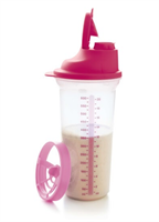 Шейкер (600мл) малиновая крышка