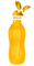 Эко-бутылка (2л) с ручкой оранжевая - фото 14484