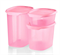 Набор контейнеров «One Touch Fresh» (540мл/1,1л/1,8л) розовые - фото 17381